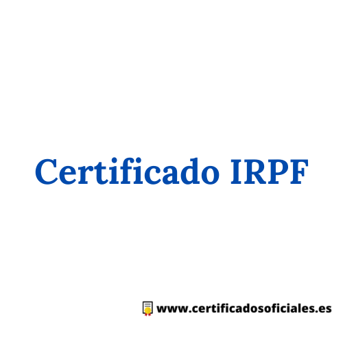 Certificado IRPF