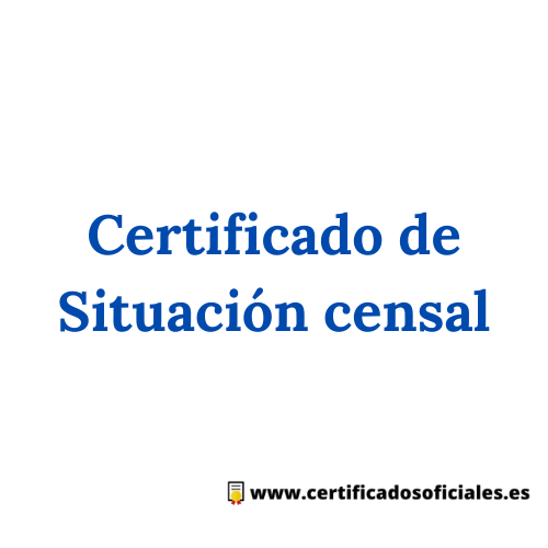 Certificado de Situación censal