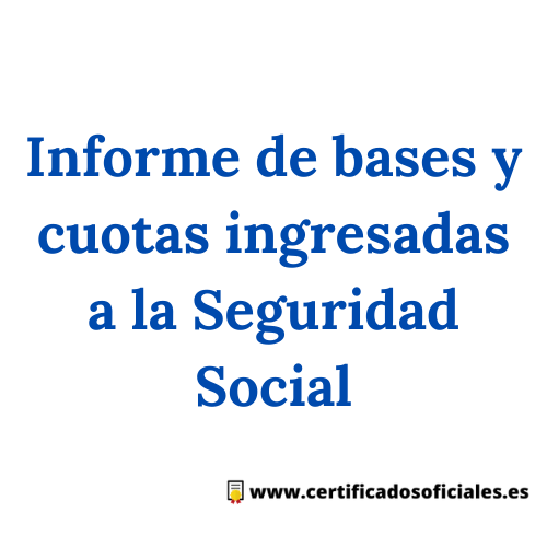 ¿Cómo solicitar Informe de bases y cuotas ingresadas a la Seguridad